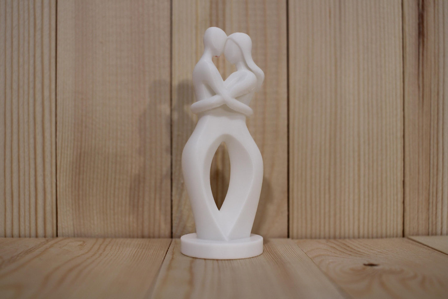 Abstract Lovers Sculpture | 3D Printed Home Decor | Gift for Couples