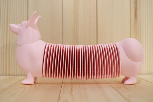 Flexi Dog Fidget Toy | 3D Printed Articulated Puppy | Desk Toy | Cute Gift