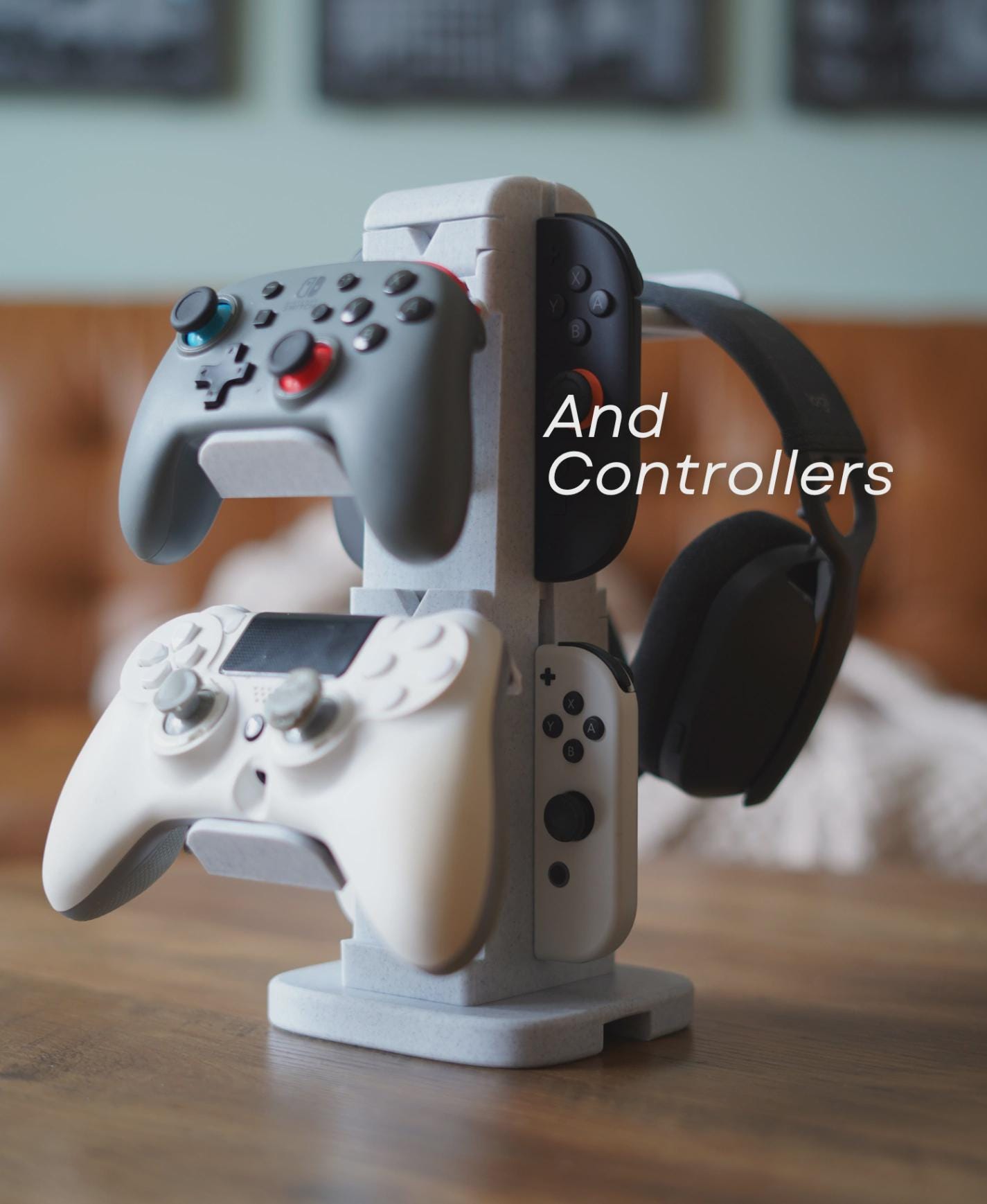 Gaming Tower Gen 2 | Controller & Headset Stand | Gaming Desk Organizer | Modular Storage | Gamer Gift