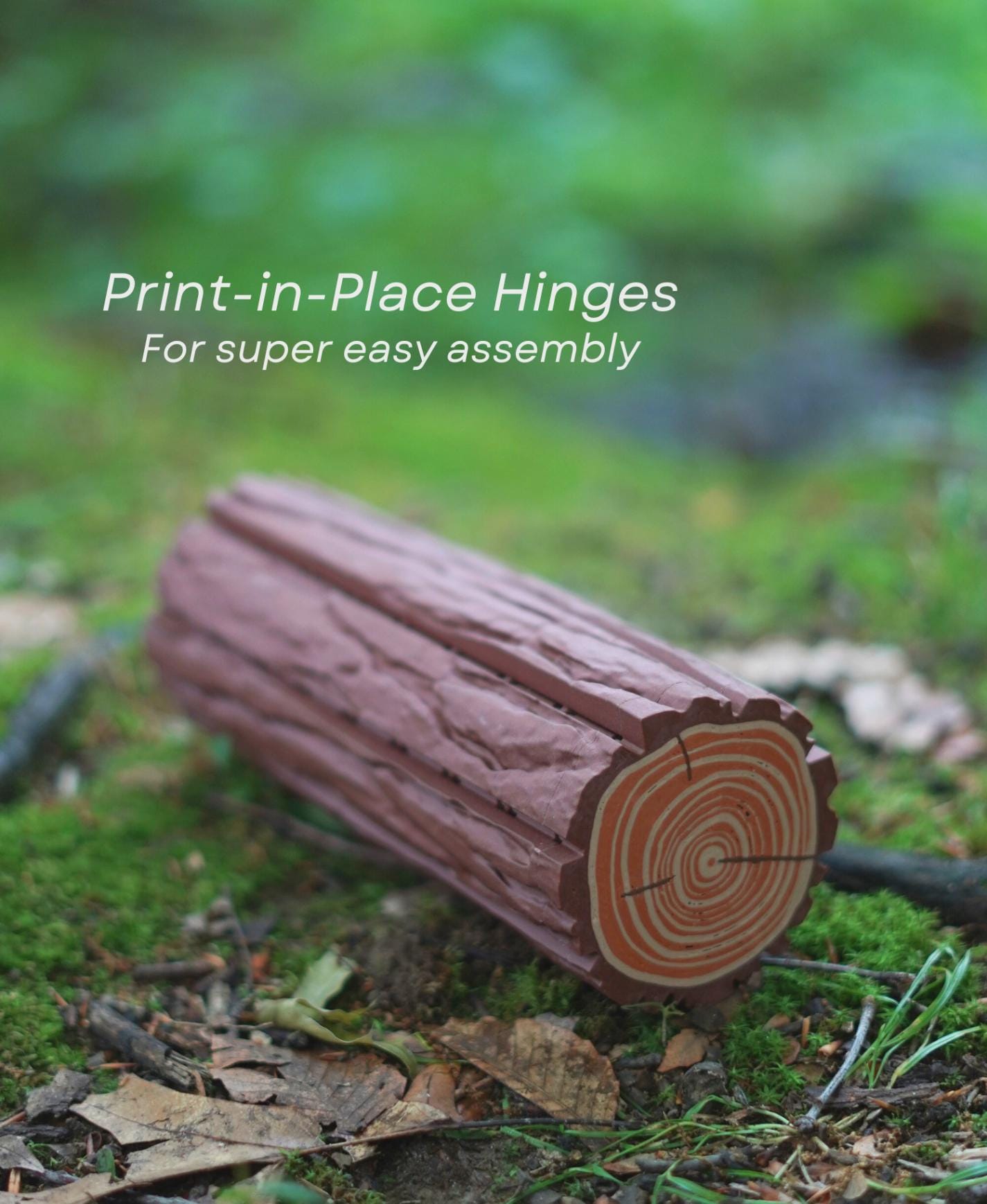 Forest Chess Set by ForgeCore | Nature-Inspired Chess Board & Pieces | 3D Printed Strategy Game | Gift for Chess Lovers